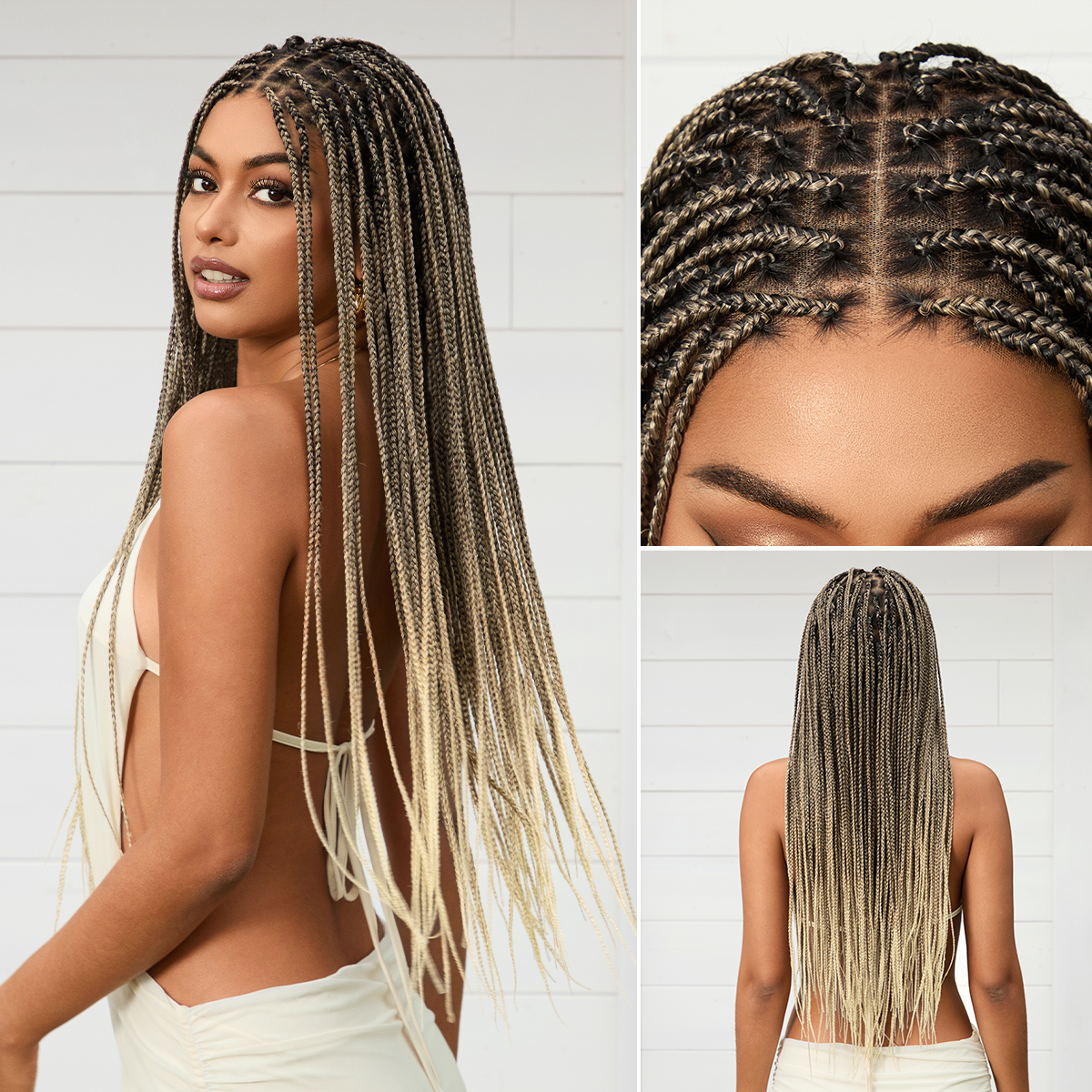đĽ Last Day: 58% OFF | Seamless Knotless Braids HD Lace Wig ⨠⢠SAGGIUSâ˘