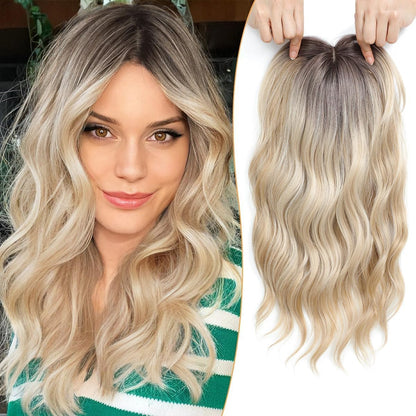 🌷🌷 Final Hours – 58% OFF | Lightweight & Breathable Wavy Hair Topper ✨ Natural Volume, Everyday Confidence