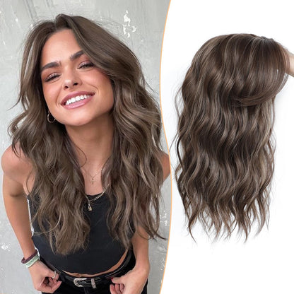 🌷🌷 Final Hours – 58% OFF | Lightweight & Breathable Wavy Hair Topper ✨ Natural Volume, Everyday Confidence