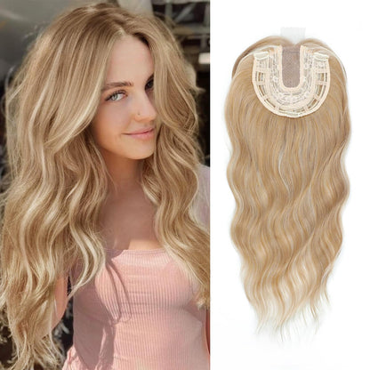 🌷🌷 Final Hours – 58% OFF | Lightweight & Breathable Wavy Hair Topper ✨ Natural Volume, Everyday Confidence