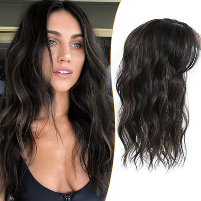 🌷🌷 Final Hours – 58% OFF | Lightweight & Breathable Wavy Hair Topper ✨ Natural Volume, Everyday Confidence