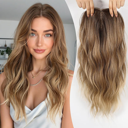 🌷🌷 Final Hours – 58% OFF | Lightweight & Breathable Wavy Hair Topper ✨ Natural Volume, Everyday Confidence
