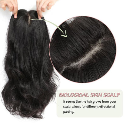 🌷🌷 Final Hours – 58% OFF | Lightweight & Breathable Wavy Hair Topper ✨ Natural Volume, Everyday Confidence