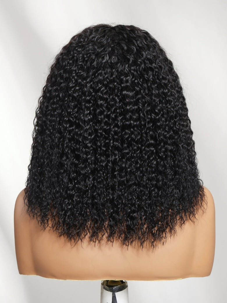 Twist-out Inspired Curl Soft Wet Look Water Wave Lace Frontal Wig With Invisi Drawstring